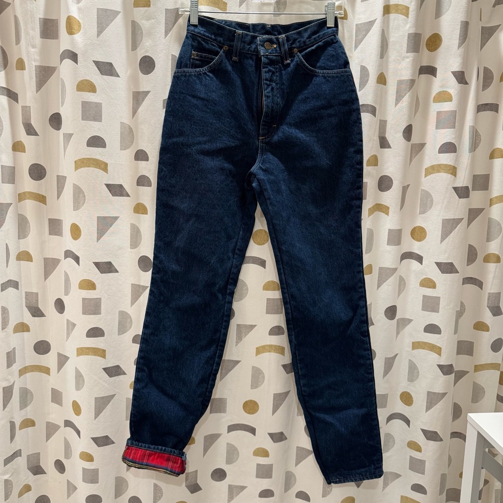 LL BEAN Flannel Lined Straight Leg Women’s Jeans